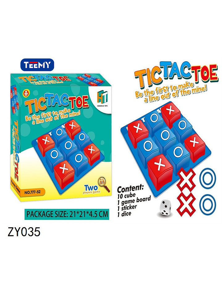 TIC TAC TOE JUEGO DE MESA, PRECIO PUBLICADO ES AL POR MAYOR Y DEBEN SER 3 UNIDADES DEL MISMO  1