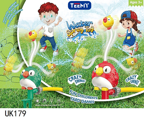 JUGUETE ROCIADOR DE AGUA SPRINKLER, PRECIO PUBLICADO ES AL POR MAYOR Y DEBEN SER 3 UNIDADES DEL MISMO  (UK179)