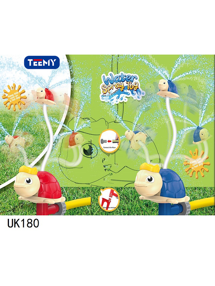 JUGUETE ROCIADOR DE AGUA SPRINKLER, PRECIO PUBLICADO ES AL POR MAYOR Y DEBEN SER 3 UNIDADES DEL MISMO  1