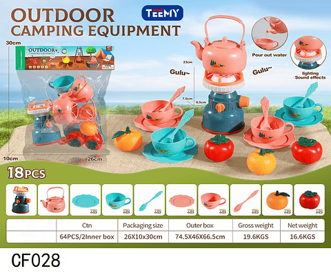 JUGUETE CAMPING, PRECIO PUBLICADO ES AL POR MAYOR Y DEBEN SER 3 UNIDADES DEL MISMO  (CF028)