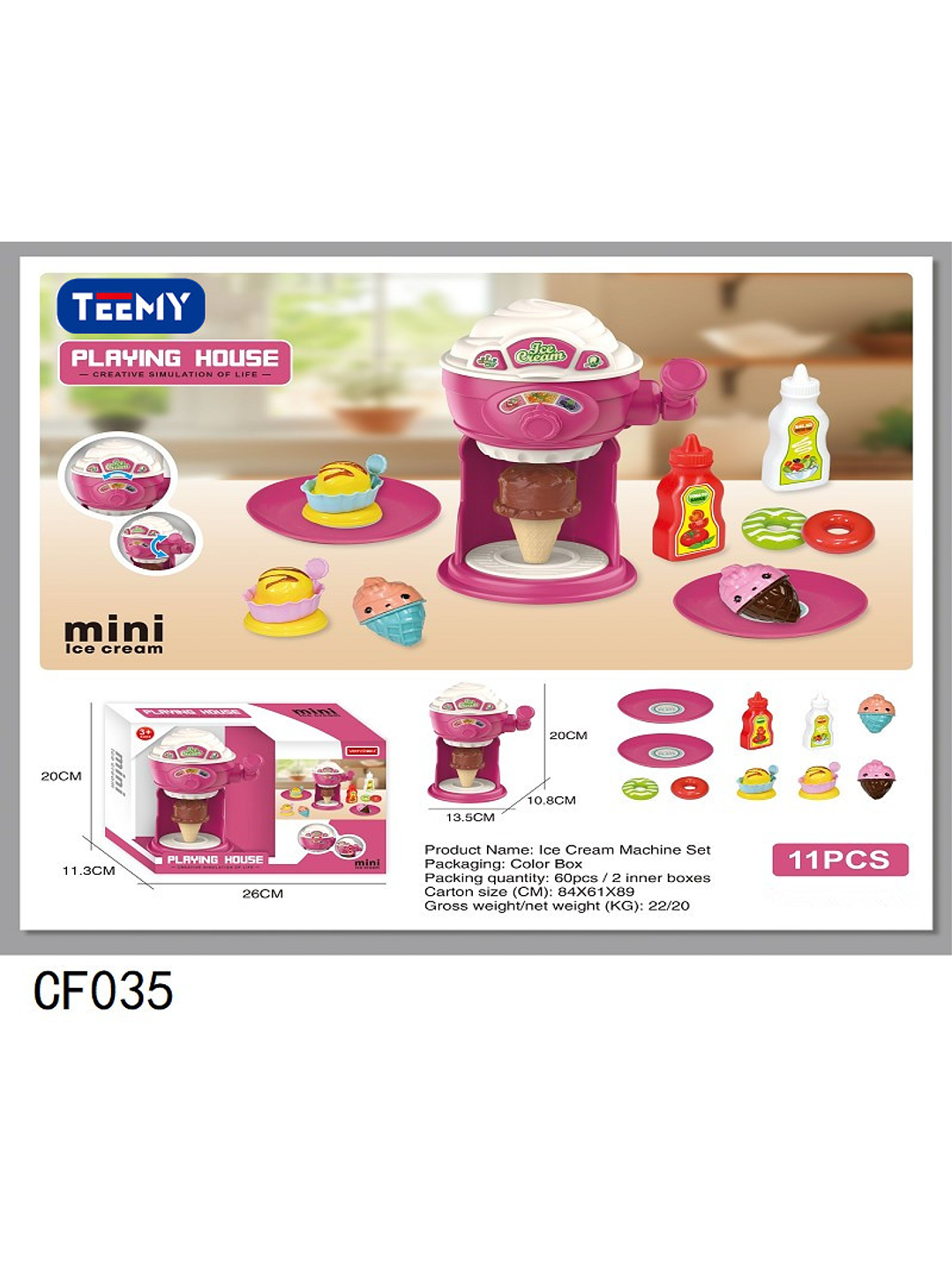 JUGUETE COMIDA  , PRECIO PUBLICADO ES AL POR MAYOR Y DEBEN SER 3 UNIDADES DEL MISMO  1