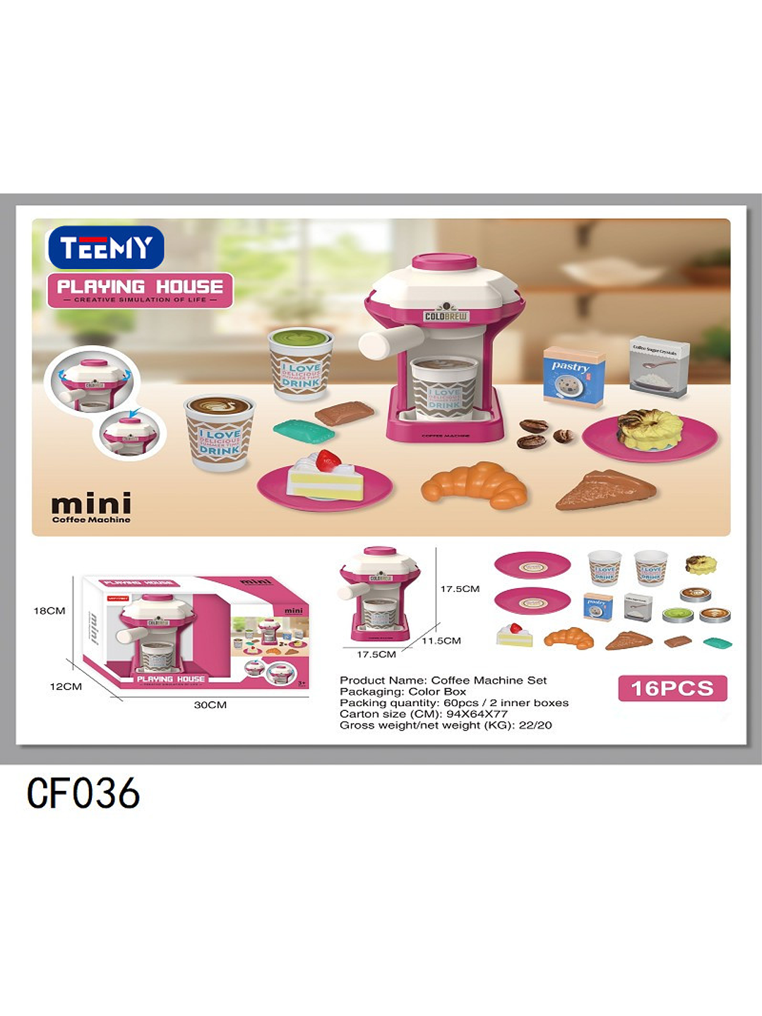 JUGUETE COMIDA  , PRECIO PUBLICADO ES AL POR MAYOR Y DEBEN SER 3 UNIDADES DEL MISMO  1