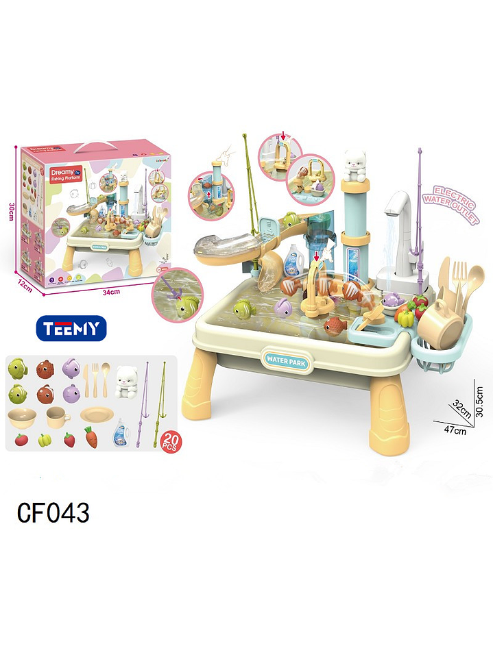 JUGUETE LAVALOZA CON ANIMALES DE PESCA,  PRECIO PUBLICADO ES AL POR MAYOR Y DEBEN SER 3 UNIDADES DEL MISMO  1