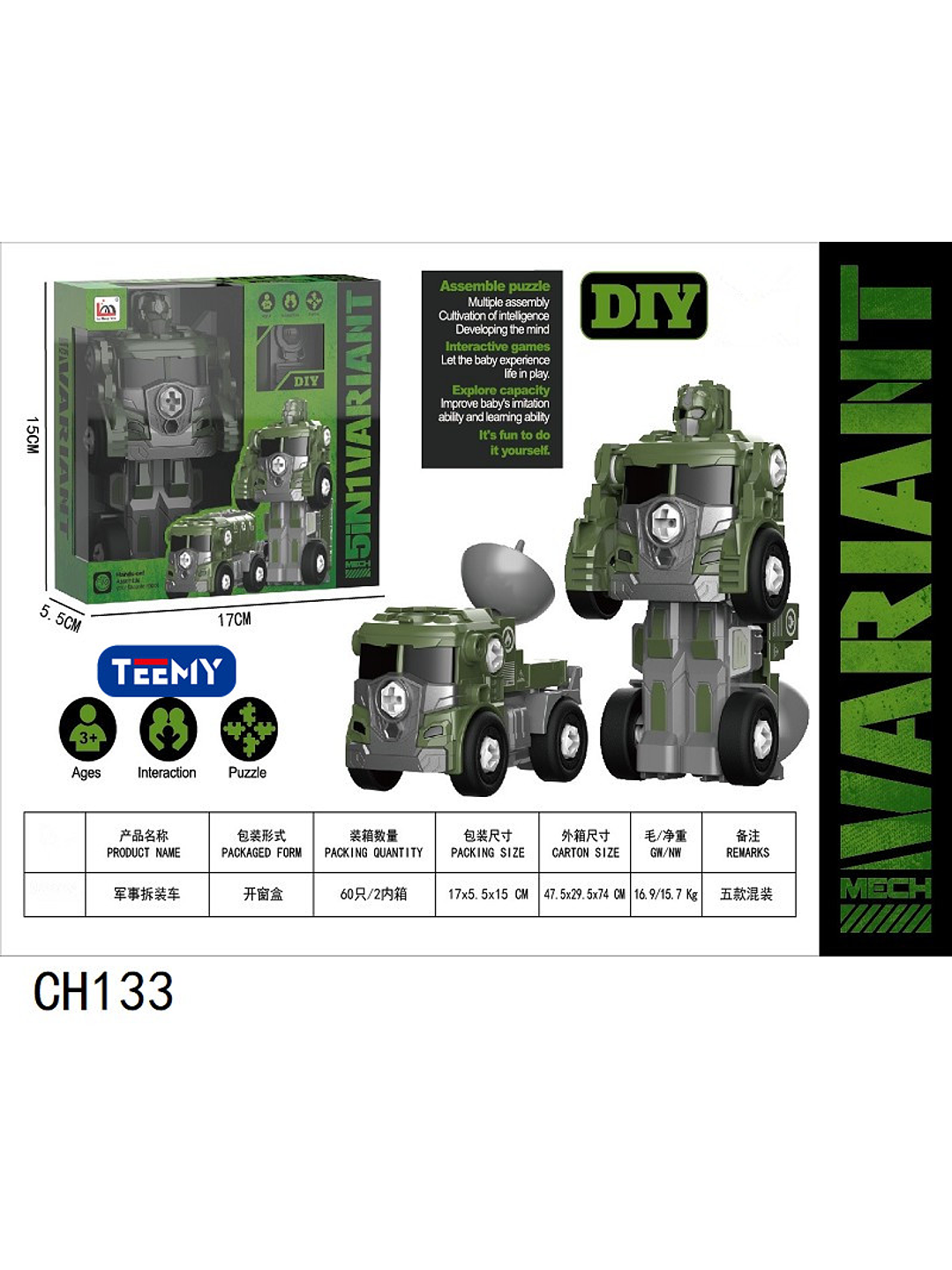 CARRO TRANSFORMER, PRECIO PUBLICADO ES AL POR MAYOR Y DEBEN SER 3 UNIDADES DEL MISMO  1