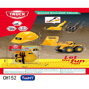 CARRO DE CONSTRUCCION CON ACCESORIOS, PRECIO PUBLICADO ES AL POR MAYOR Y DEBEN SER 3 UNIDADES DEL MISMO 