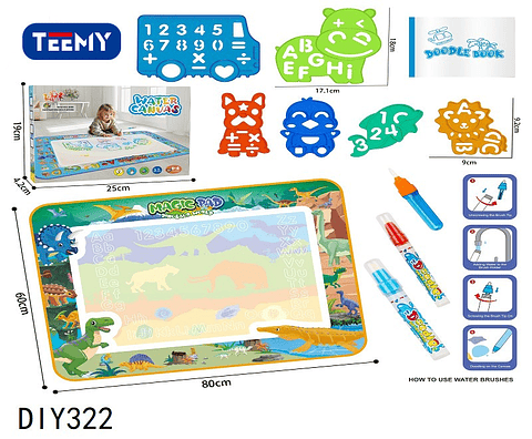 ALFOMBRA PARA DIBUJAR, PRECIO PUBLICADO ES AL POR MAYOR Y DEBEN SER 3 UNIDADES DEL MISMO  (DIY322)