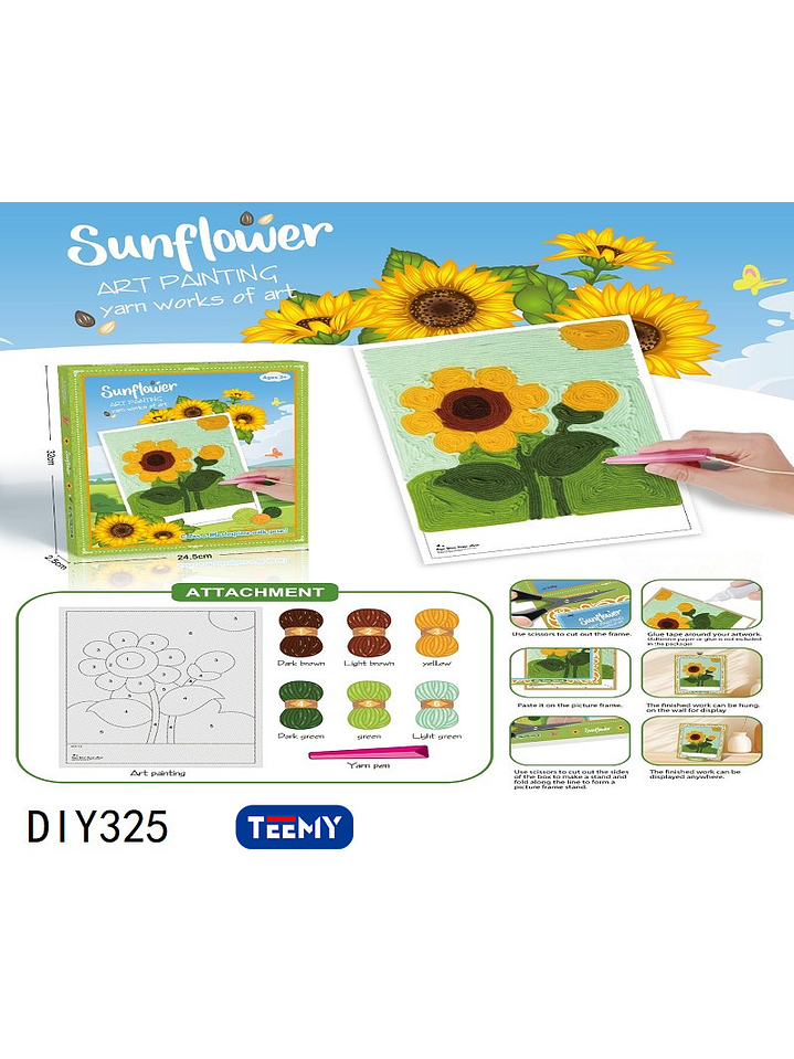 JUEGO DE MANUALIDADES, PRECIO PUBLICADO ES AL POR MAYOR Y DEBEN SER 3 UNIDADES DEL MISMO  1