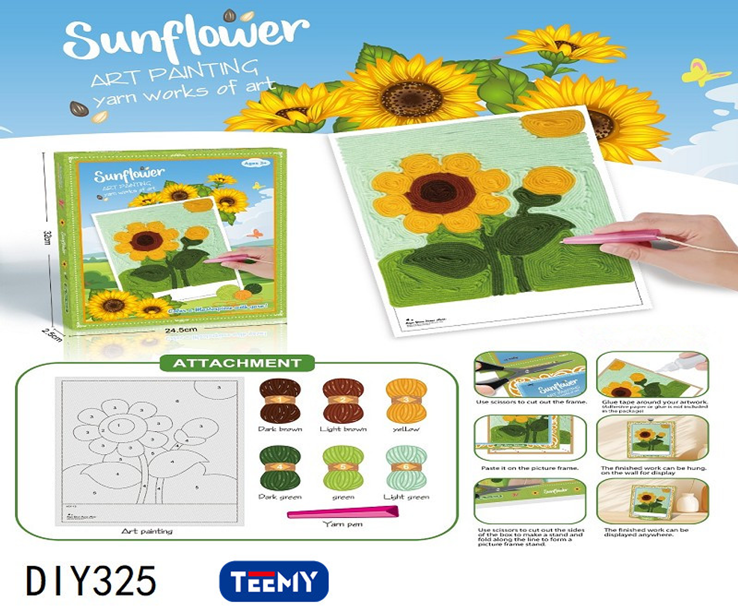 JUEGO DE MANUALIDADES, PRECIO PUBLICADO ES AL POR MAYOR Y DEBEN SER 3 UNIDADES DEL MISMO  (DIY325) 1