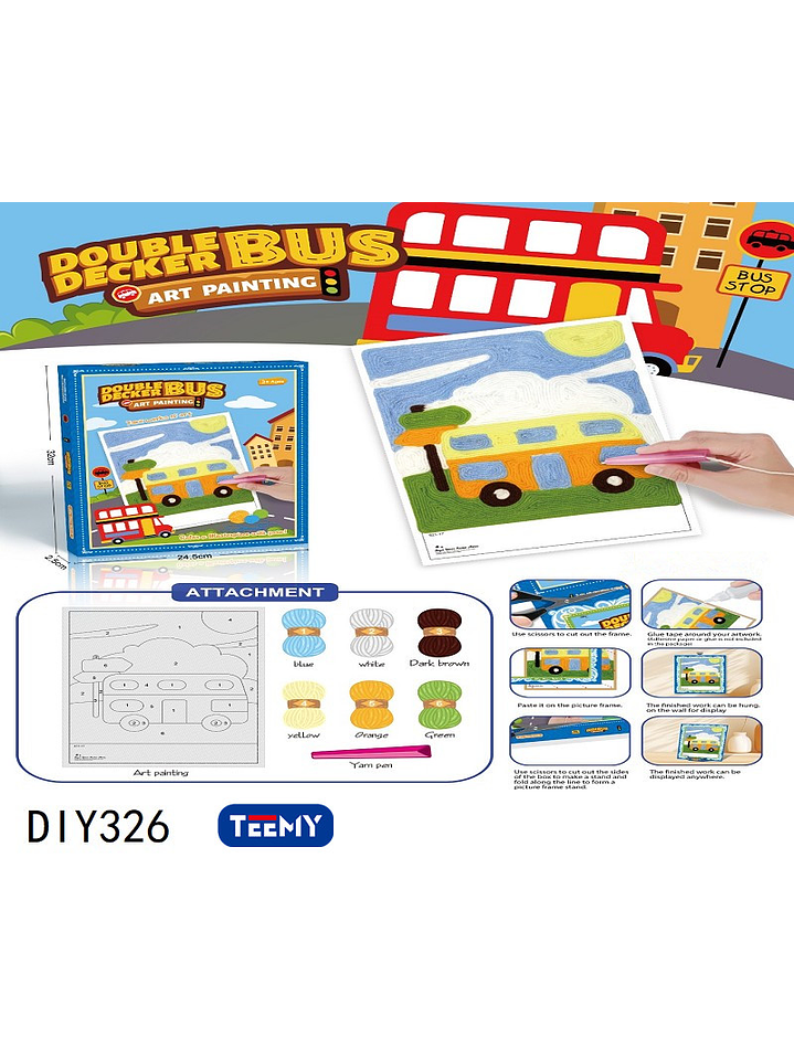 JUEGO DE MANUALIDADES, PRECIO PUBLICADO ES AL POR MAYOR Y DEBEN SER 3 UNIDADES DEL MISMO  1