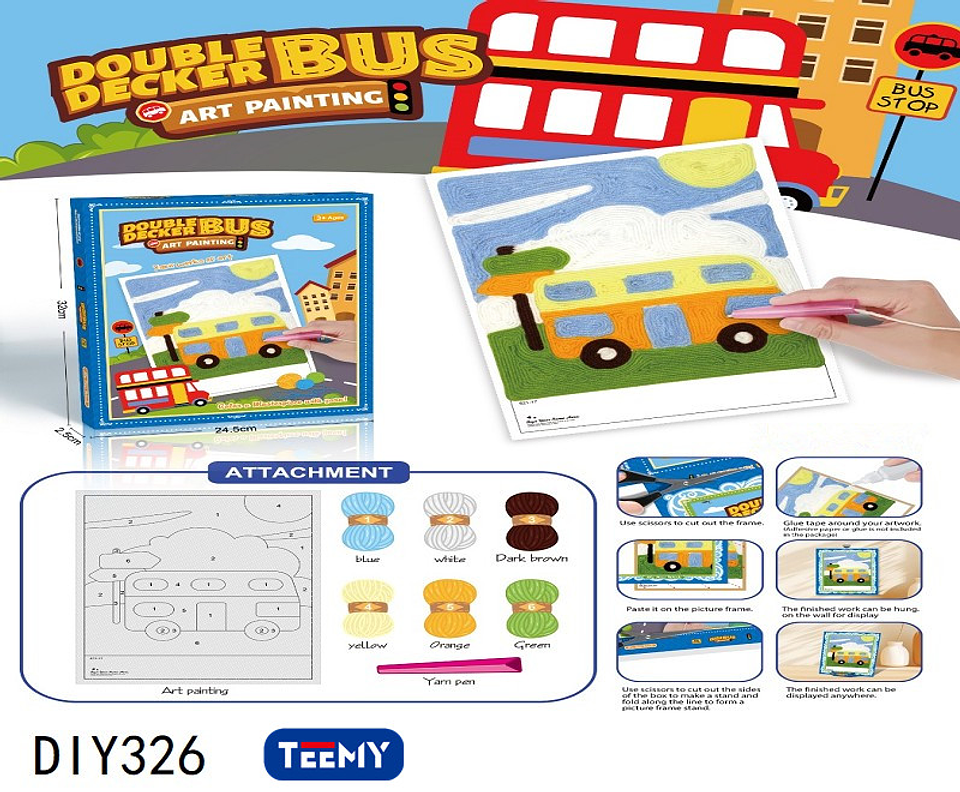 JUEGO DE MANUALIDADES, PRECIO PUBLICADO ES AL POR MAYOR Y DEBEN SER 3 UNIDADES DEL MISMO  (DIY326) 1