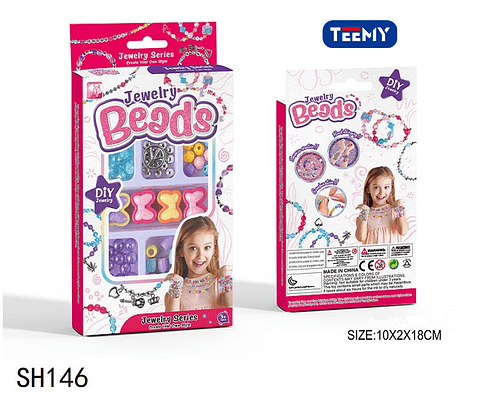 JUEGO MANUALIDADES PARA HACER PULSERAS, PRECIO PUBLICADO ES AL POR MAYOR Y DEBEN SER 3 UNIDADES DEL MISMO  (SH146)