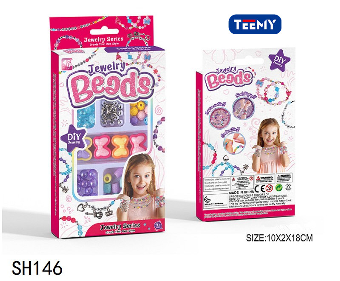 JUEGO MANUALIDADES PARA HACER PULSERAS, PRECIO PUBLICADO ES AL POR MAYOR Y DEBEN SER 3 UNIDADES DEL MISMO  (SH146) 1