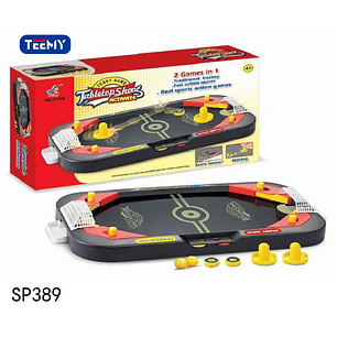 JUEGO DE MESA 2 EN 1 HOCKEY Y FUTBOL, PRECIO PUBLICADO ES AL POR MAYOR Y DEBEN SER 3 UNIDADES DEL MISMO 