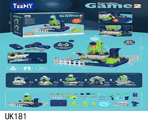 JUEGO DE BLOQUES ARMABLES 51 PIEZAS , PRECIO PUBLICADO ES AL POR MAYOR Y DEBEN SER 3 UNIDADES DEL MISMO  (UK181)