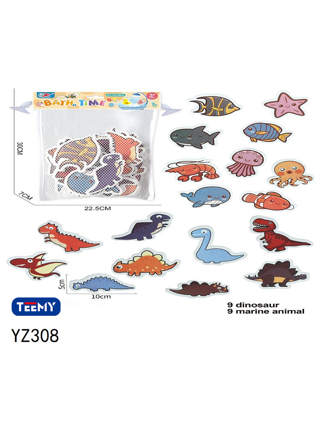 ANIMALES MARINOS GOMA EVA, PRECIO PUBLICADO ES AL POR MAYOR Y DEBEN SER 3 UNIDADES DEL MISMO  1