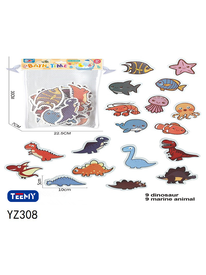 ANIMALES MARINOS GOMA EVA, PRECIO PUBLICADO ES AL POR MAYOR Y DEBEN SER 3 UNIDADES DEL MISMO  1