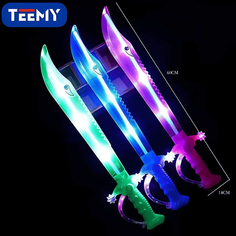 ESPADA LUMINOSA, PRECIO PUBLICADO ES AL POR MAYOR Y DEBEN SER 3 UNIDADES DEL MISMO  (AH220)
