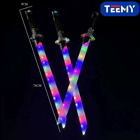 ESPADA LUMINOSA, PRECIO PUBLICADO ES AL POR MAYOR Y DEBEN SER 3 UNIDADES DEL MISMO  (AH217)