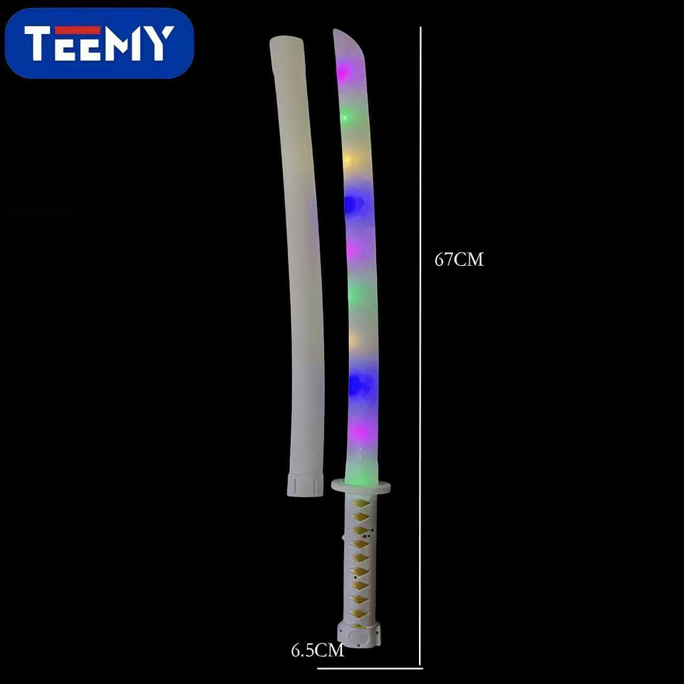 ESPADA LUMINOSA, PRECIO PUBLICADO ES AL POR MAYOR Y DEBEN SER 3 UNIDADES DEL MISMO  (AH219) 1