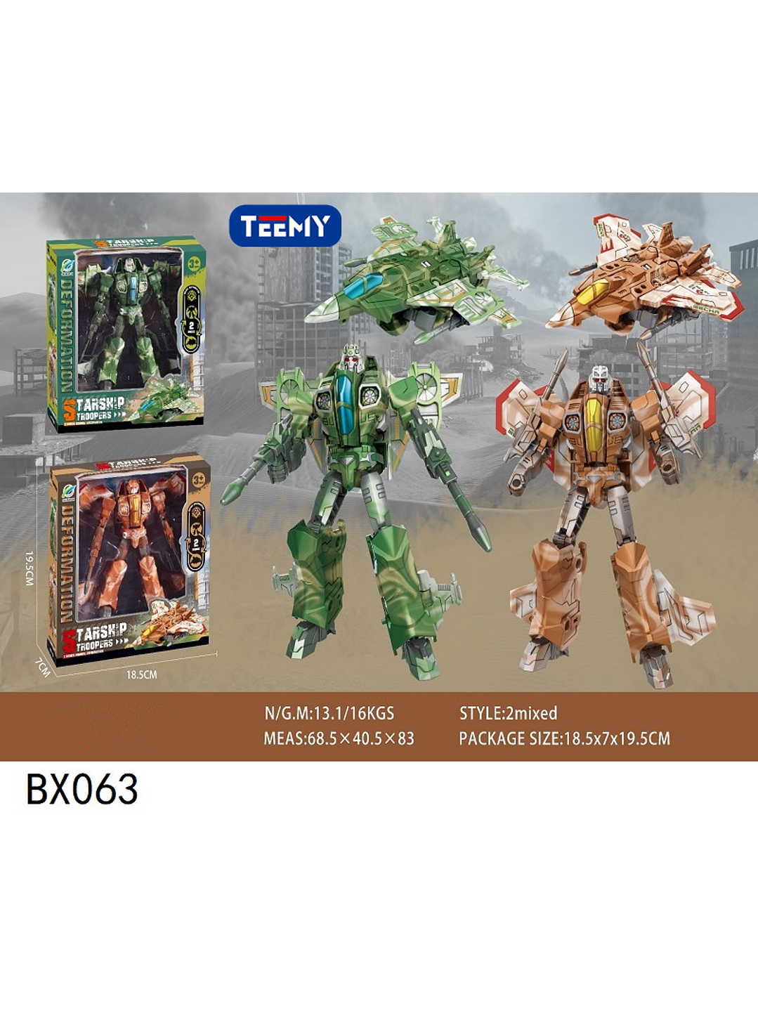 TRANSFORMERS, PRECIO PUBLICADO ES AL POR MAYOR Y DEBEN SER 3UNIDADES DEL MISMO  1