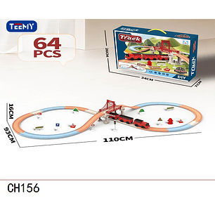 TREN CON PISTA, PRECIO PUBLICADO ES AL POR MAYOR Y DEBEN SER 3 UNIDADES DEL MISMO 
