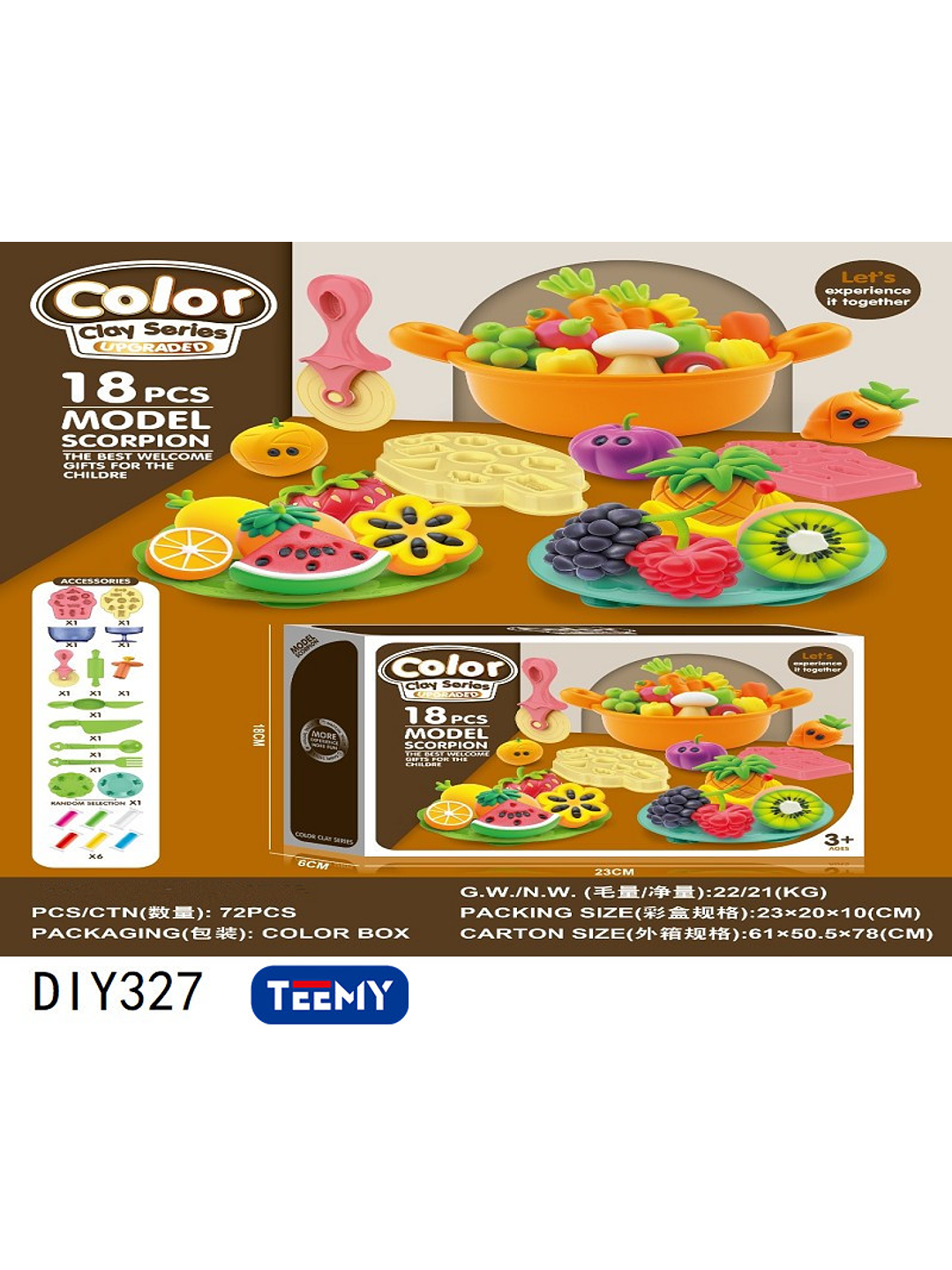 JUGUETE COMIDA CON MASAS, PRECIO PUBLICADO ES AL POR MAYOR Y DEBEN SER 3 UNIDADES DEL MISMO  1