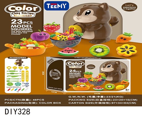 JUGUETE COMIDA CON MASAS, 3 DEL MISMO POR MAYOR  (DIY328)