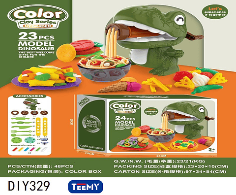 JUGUETE COMIDA CON MASAS, 3 DEL MISMO POR MAYOR  (DIY329)