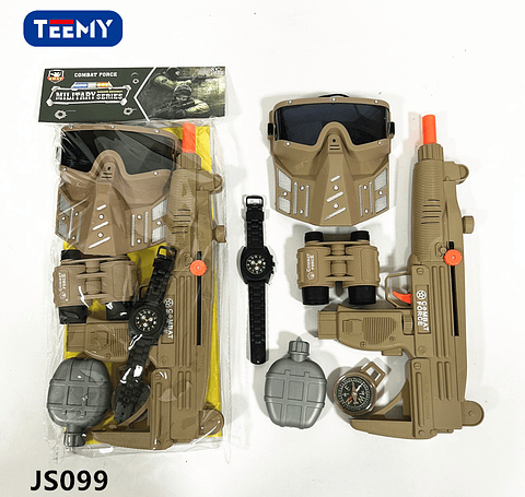 JUGUETE MILITAR CON ACCESORIO, PRECIO PUBLICADO ES AL POR MAYOR Y DEBEN SER 3 UNIDADES DEL MISMO 