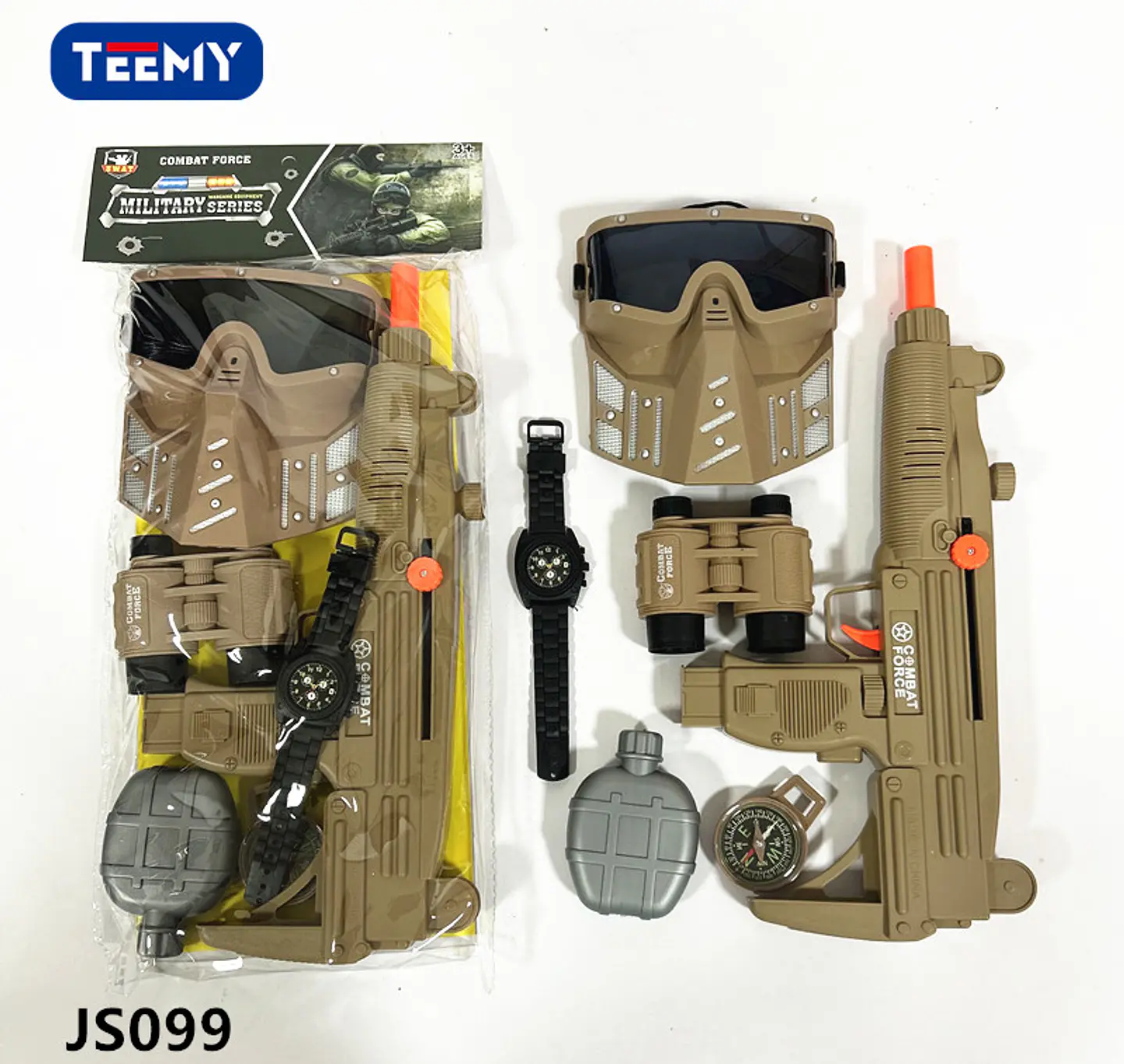 JUGUETE MILITAR CON ACCESORIO, 3 DEL MISMO POR MAYOR  (JS099) 1