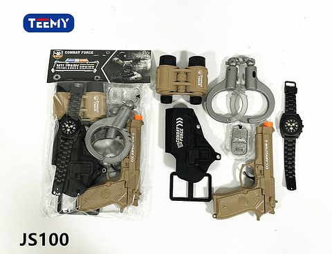 JUGUETE MILITAR CON ACCESORIO, PRECIO PUBLICADO ES AL POR MAYOR Y DEBEN SER 3 UNIDADES DEL MISMO  (JS100)