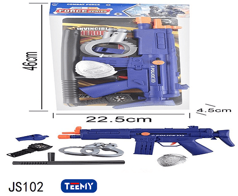 JUGUETE MILITAR CON ACCESORIOS, PRECIO PUBLICADO ES AL POR MAYOR Y DEBEN SER 3 UNIDADES DEL MISMO  (JS102)