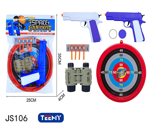 PISTOLA NERF CON ACCESORIOS , PRECIO PUBLICADO ES AL POR MAYOR Y DEBEN SER 3 UNIDADES DEL MISMO  (JS106)
