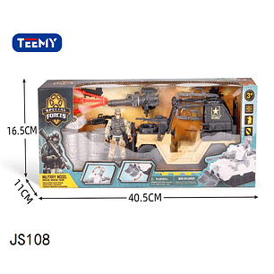 CARRO MILITAR  CON ACCESORIOS, PRECIO PUBLICADO ES AL POR MAYOR Y DEBEN SER 3 UNIDADES DEL MISMO 