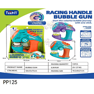 PISTOLA DE BURBUJAS, PRECIO PUBLICADO ES AL POR MAYOR Y DEBEN SER 3 UNIDADES DEL MISMO 