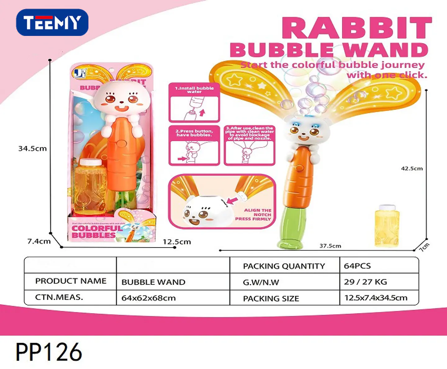 BURBUJAS DE CONEJO, 3 DEL MISMO POR MAYOR  (PP126) 1