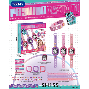 RELOJ FASHION, PRECIO PUBLICADO ES AL POR MAYOR Y DEBEN SER 3 UNIDADES DEL MISMO 