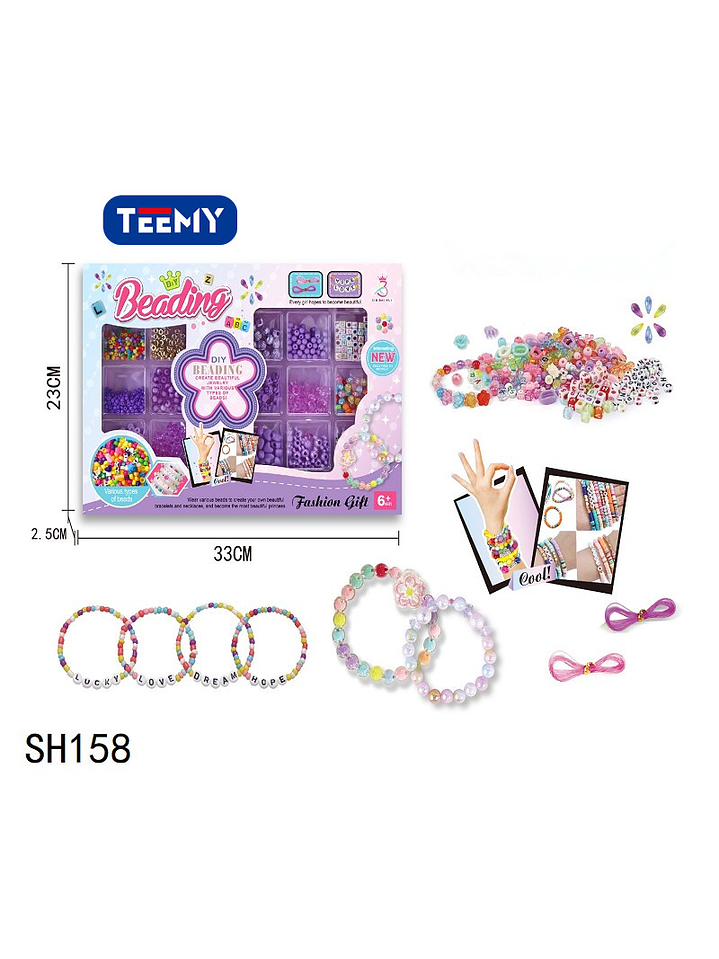 JUGUETE PARA HACER PULSERAS, PRECIO PUBLICADO ES AL POR MAYOR Y DEBEN SER 3 UNIDADES DEL MISMO  1