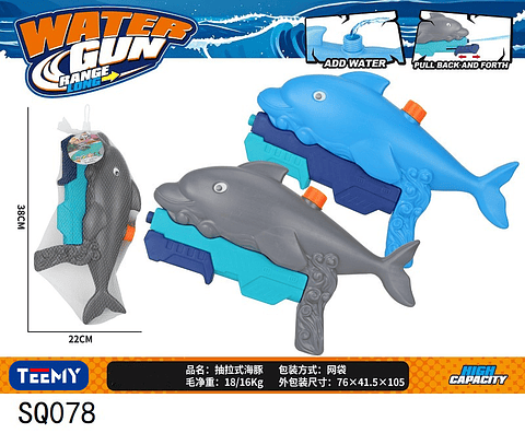 PISTOLA DE AGUA , PRECIO PUBLICADO ES AL POR MAYOR Y DEBEN SER 3 UNIDADES DEL MISMO  (SQ078)