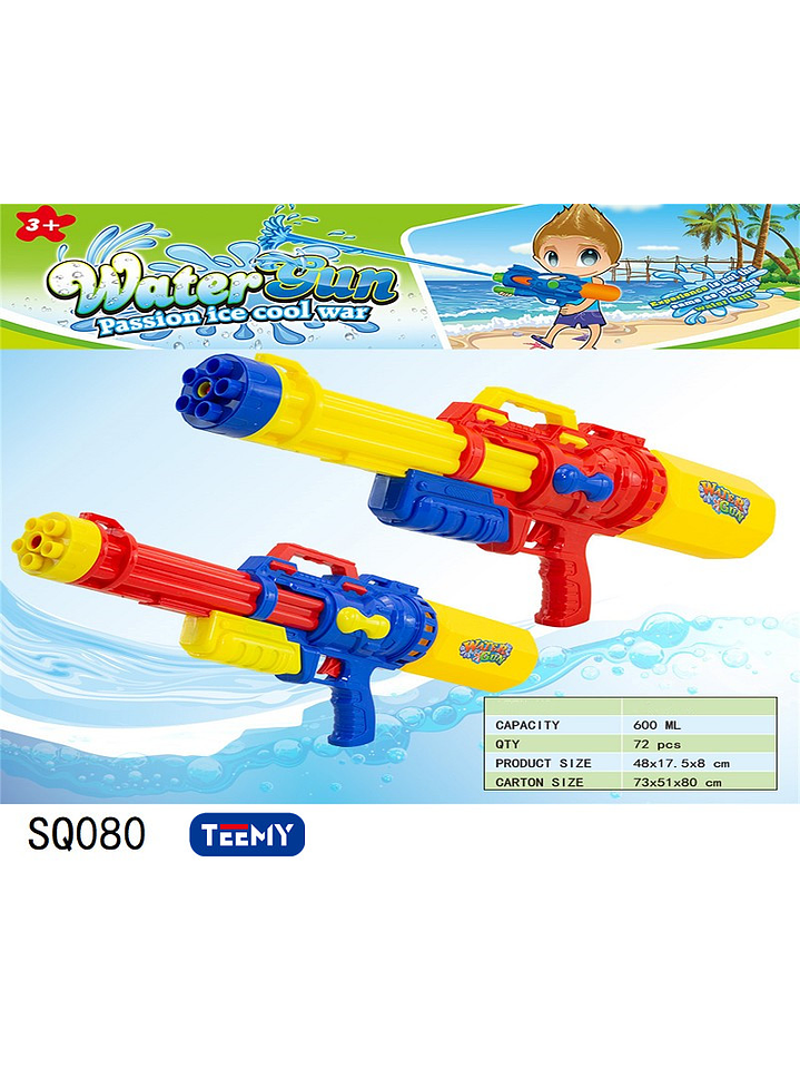 PISTOLA DE AGUA , PRECIO PUBLICADO ES AL POR MAYOR Y DEBEN SER 3 UNIDADES DEL MISMO  1