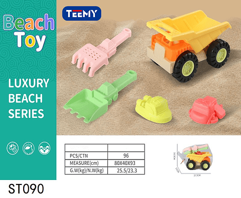 JUGUETE DE PLAYA CON ACCESORIOS, PRECIO PUBLICADO ES AL POR MAYOR Y DEBEN SER 3 UNIDADES DEL MISMO  (ST090)