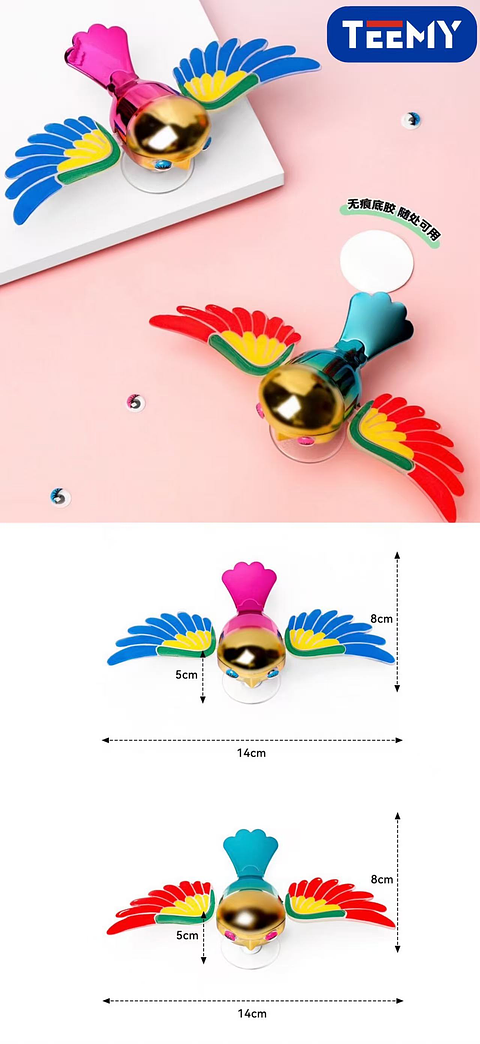 PAJARO ADORNO VEHICULO, PRECIO PUBLICADO ES AL POR MAYOR Y DEBEN SER 3 UNIDADES DEL MISMO  (NIAO-01)