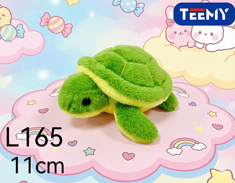 LLAVERO PELUCHE TORTUGA 11 CM PAQUETE 12 PIEZAS (L165)