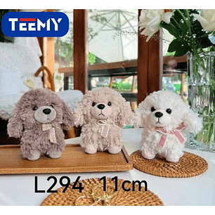 LLAVERO PELUCHE PERRO 11CM PAQUETE 12 PIEZAS