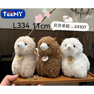 LLAVERO PELUCHE OVEJA 11 CM PAQUETE 12 PIEZAS