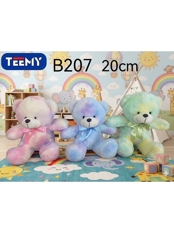 PELUCHE OSO 20 CM  , PRECIO PUBLICADO ES AL POR MAYOR Y DEBEN SER 3 UNIDADES DEL MISMO  1