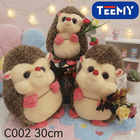 PELUCHE ERIZO 30 CM , PRECIO PUBLICADO ES AL POR MAYOR Y DEBEN SER 3 UNIDADES DEL MISMO  (C002)