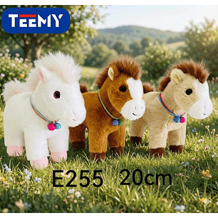 PELUCHE CABALLO 20 CM  , PRECIO PUBLICADO ES AL POR MAYOR Y DEBEN SER 3 UNIDADES DEL MISMO 