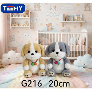 PELUCHE PERRO 20 CM, PRECIO PUBLICADO ES AL POR MAYOR Y DEBEN SER 3 UNIDADES DEL MISMO 