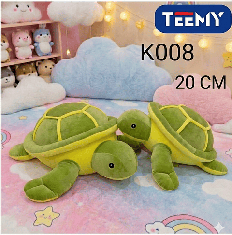 PELUCHE TORTUGA 20 CM , PRECIO PUBLICADO ES AL POR MAYOR Y DEBEN SER 3 UNIDADES DEL MISMO  (K008)